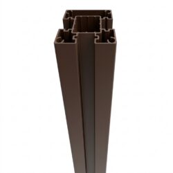 Aluminum post 70x70mm, 1850mm, brown